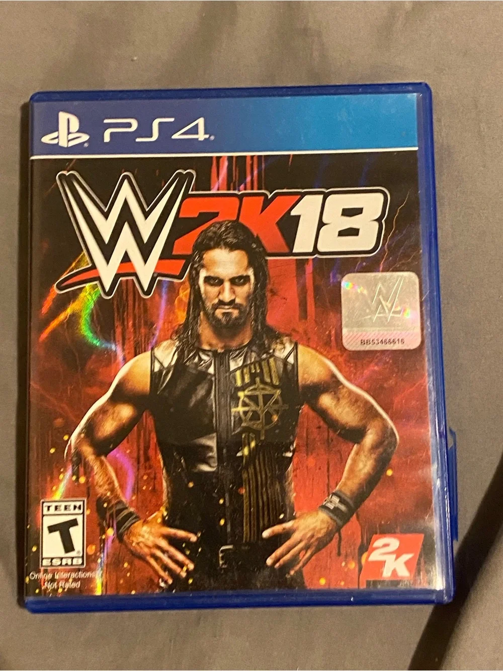 WWE 2K18 PS4 Video Game - Sony PlayStation 4 (Blue)